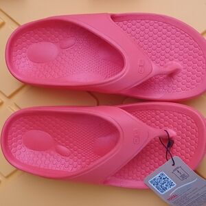 New Women's Spenco Coral Pink Ortho Recovery Sandals 8
